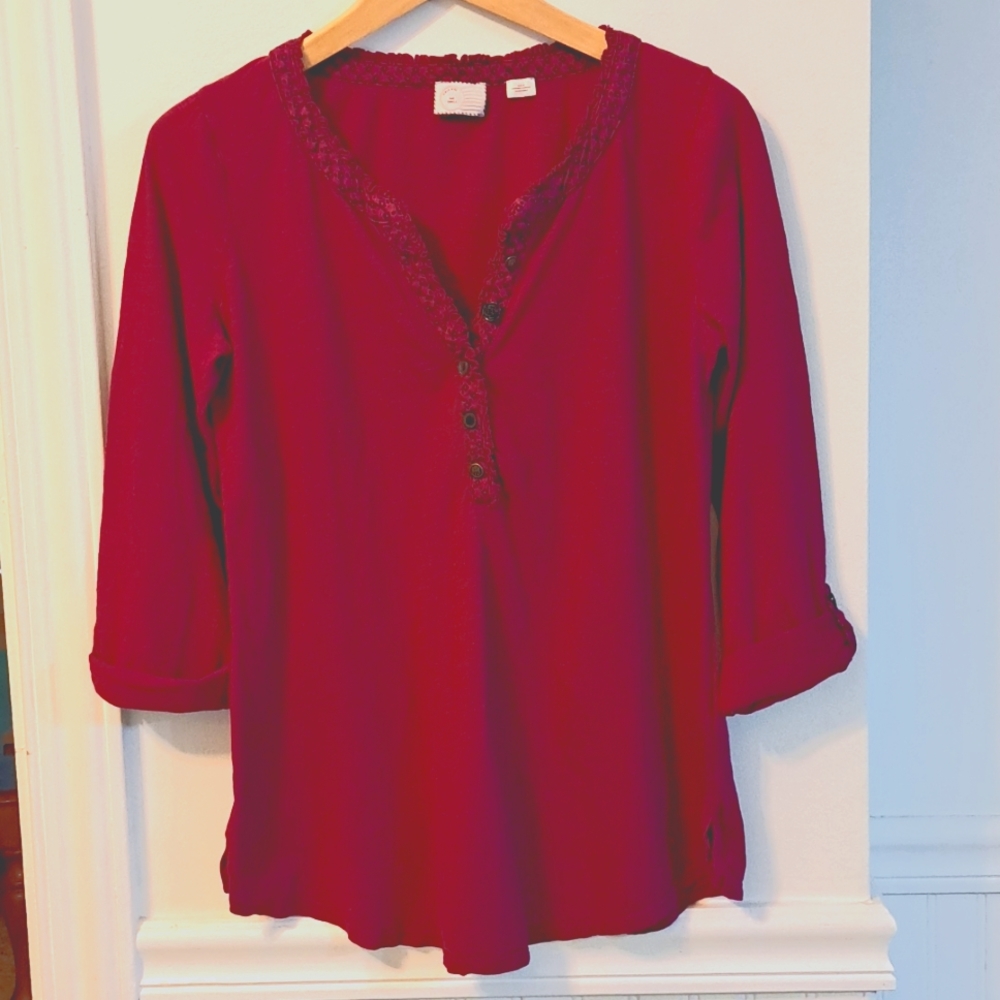 Anthropologie Postmark Long Sleeved Top